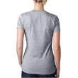 Ladies' CVC Deep V-Neck T-Shirt