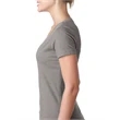 Ladies' CVC Deep V-Neck T-Shirt