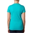 Ladies' CVC Deep V-Neck T-Shirt