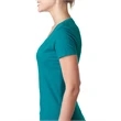 Ladies' CVC Deep V-Neck T-Shirt