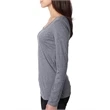 Ladies' Triblend Long-Sleeve Scoop