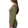 Ladies' Triblend Long-Sleeve Scoop