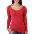 Ladies' Triblend Long-Sleeve Scoop