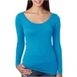 Ladies' Triblend Long-Sleeve Scoop