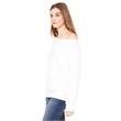 Ladies' Sponge Fleece Wide Neck Sweatshirt