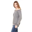 Ladies' Sponge Fleece Wide Neck Sweatshirt