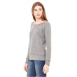 Ladies' Sponge Fleece Wide Neck Sweatshirt