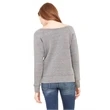 Ladies' Sponge Fleece Wide Neck Sweatshirt