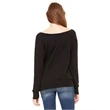 Ladies' Sponge Fleece Wide Neck Sweatshirt