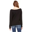 Ladies' Sponge Fleece Wide Neck Sweatshirt