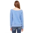 Ladies' Sponge Fleece Wide Neck Sweatshirt