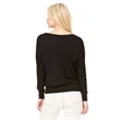 Ladies' Flowy Long-Sleeve Off Shoulder T-Shirt