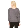 Ladies' Flowy Long-Sleeve Off Shoulder T-Shirt