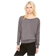 Ladies' Flowy Long-Sleeve Off Shoulder T-Shirt