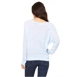 Ladies' Flowy Long-Sleeve Off Shoulder T-Shirt