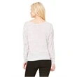 Ladies' Flowy Long-Sleeve Off Shoulder T-Shirt