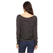 Ladies' Flowy Long-Sleeve Off Shoulder T-Shirt