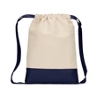 Cape Cod Cotton Drawstring Backpack