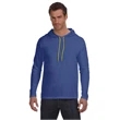 Adult Lightweight Long-Sleeve Hooded T-Shirt