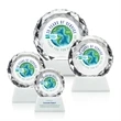 Seville VividPrint™ Award on Newhaven Base - White