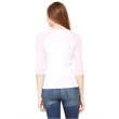 Ladies' Baby Rib 3/4-Sleeve Contrast Raglan T-Shirt