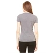 Ladies' Jersey Short-Sleeve Deep V-Neck T-Shirt