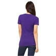 Ladies' Jersey Short-Sleeve Deep V-Neck T-Shirt