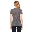 Ladies' Jersey Short-Sleeve Deep V-Neck T-Shirt