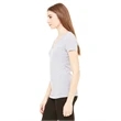 Ladies' Jersey Short-Sleeve Deep V-Neck T-Shirt