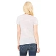 Ladies' Jersey Short-Sleeve Deep V-Neck T-Shirt