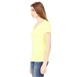 Ladies' Jersey Short-Sleeve Deep V-Neck T-Shirt