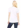 Ladies' Jersey Short-Sleeve Deep V-Neck T-Shirt