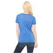 Ladies' Jersey Short-Sleeve Deep V-Neck T-Shirt
