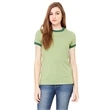 Ladies' Jersey Short-Sleeve Ringer T-Shirt