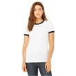 Ladies' Jersey Short-Sleeve Ringer T-Shirt