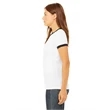 Ladies' Jersey Short-Sleeve Ringer T-Shirt