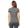 Ladies' Jersey Short-Sleeve Ringer T-Shirt