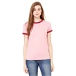 Ladies' Jersey Short-Sleeve Ringer T-Shirt