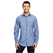 Mens Chambray Woven Shirt