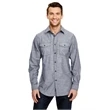 Mens Chambray Woven Shirt