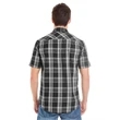 Men's Short-Sleeve Plaid Pattern Woven Shirt