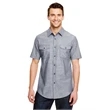Mens Chambray Woven Shirt