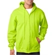 Adult 9.5oz., 80% cotton/20% polyester Full-Zip Hooded Sw...