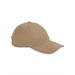 6-Panel Brushed Twill Unstructured Cap