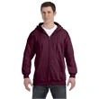 Adult 9.7 oz. Ultimate Cotton® 90/10 Full-Zip Hooded Swea...