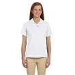 Ladies' 6 oz. Ringspun Cotton Pique Short-Sleeve Polo