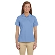 Ladies' 6 oz. Ringspun Cotton Pique Short-Sleeve Polo