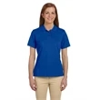 Ladies' 6 oz. Ringspun Cotton Pique Short-Sleeve Polo