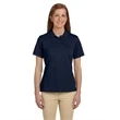 Ladies' 6 oz. Ringspun Cotton Pique Short-Sleeve Polo