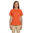 Ladies' 6 oz. Ringspun Cotton Pique Short-Sleeve Polo